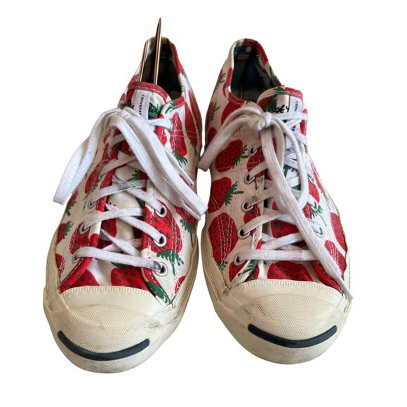 Converse x Marimekko strawberry sneakers low top shoes US womens 9.5 fruit print - Picture 2 of 16